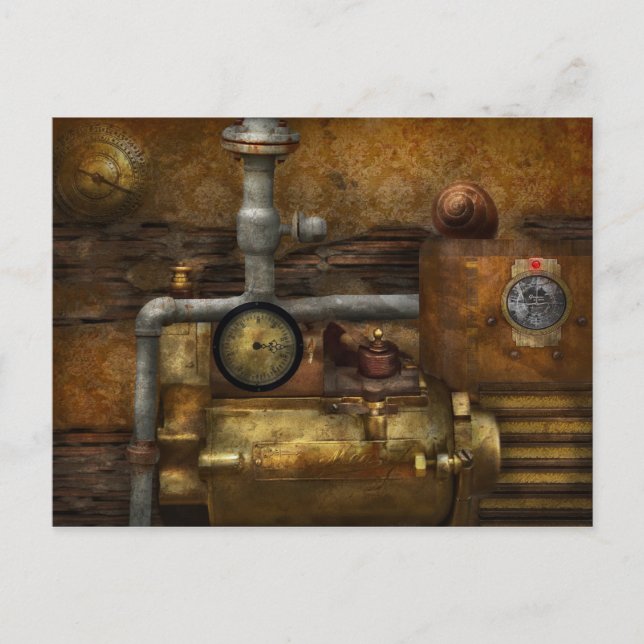 Steampunk - The device Postcard (Front)