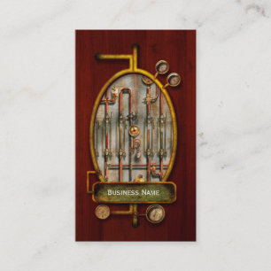 Steampunk - The lubrication manifold Business Card