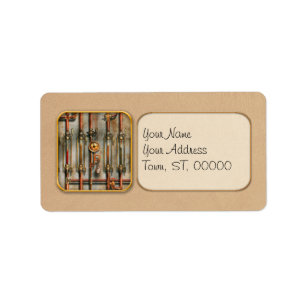 Steampunk - The lubrication manifold Label