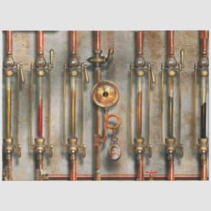 Steampunk - The lubrication manifold Tissue Paper