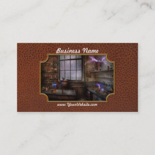 Steampunk - The Mad Scientist Business Card