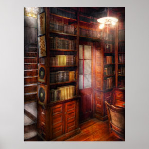 Steampunk - The semi-private study Poster