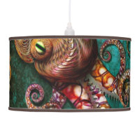 Steampunk - The tale of the Kraken Hanging Lamp