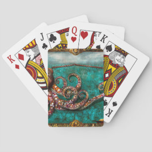 Steampunk - The tale of the Kraken Poker Cards