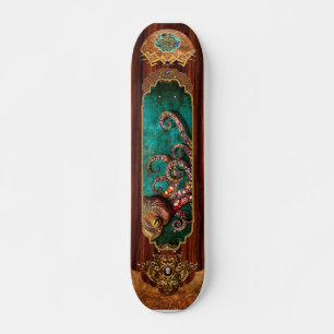 Steampunk - The tale of the Kraken Skateboard Deck
