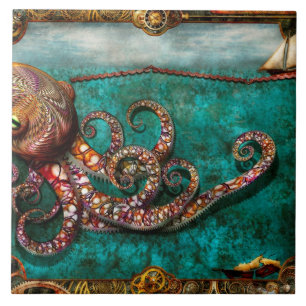 Steampunk - The tale of the Kraken Tile