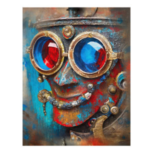 Steampunk The Tin Man Portrait Photo Print