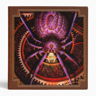 Steampunk - The webs we weave 3 Ring Binder