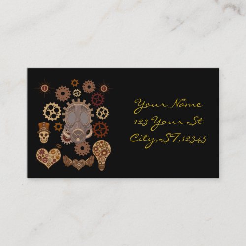 Steampunk Theme Thunder_Cove Business Card