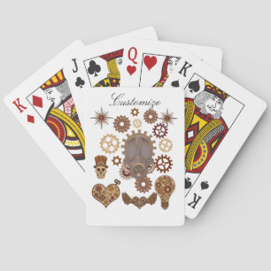 Steampunk Theme Thunder_Cove Poker Cards