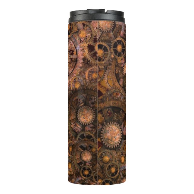 Steampunk Thermal Tumbler (Back)