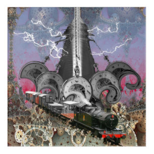 Steampunk Time Machine Acrylic Print