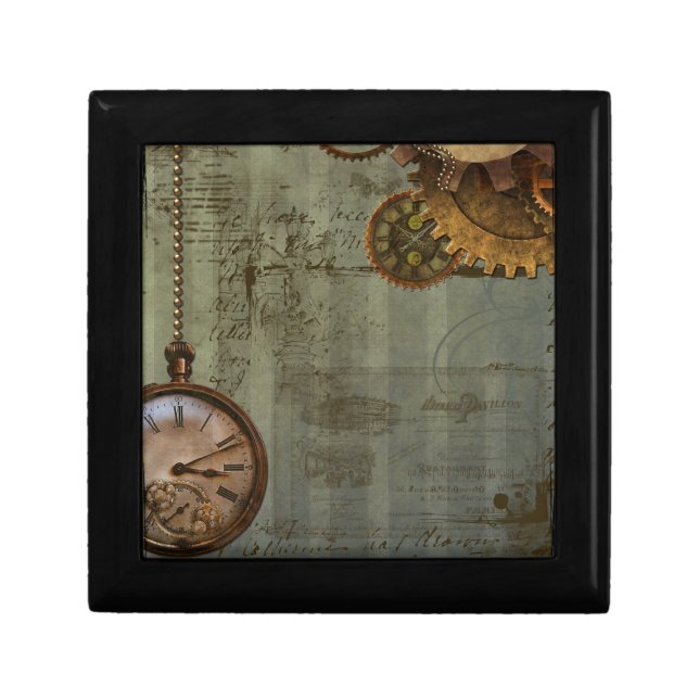 Steampunk Time Machine Gift Box (Front)