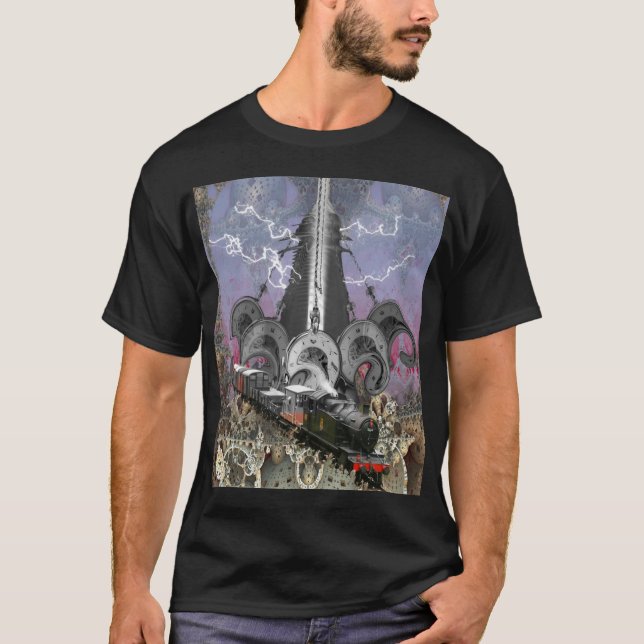 Steampunk Time Machine T-Shirt (Front)