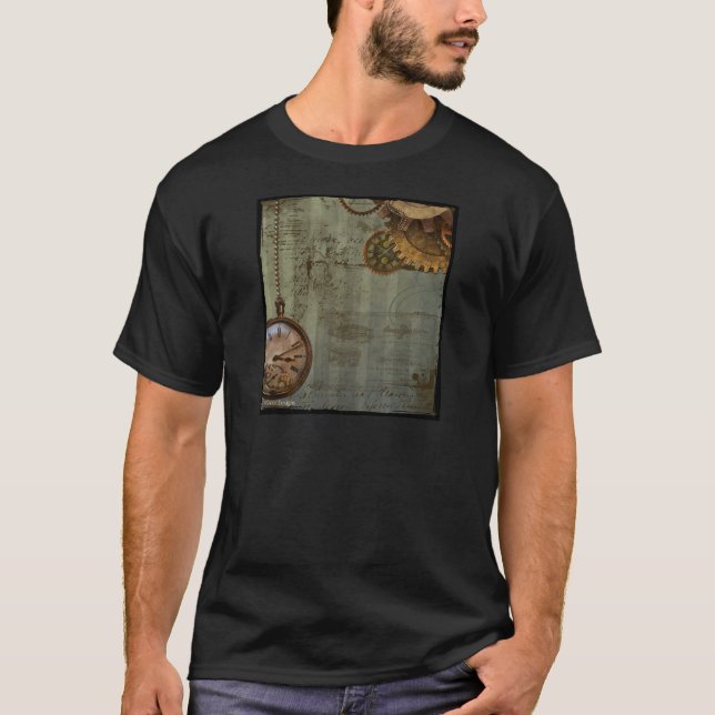 Steampunk Time Machine T-Shirt (Front)