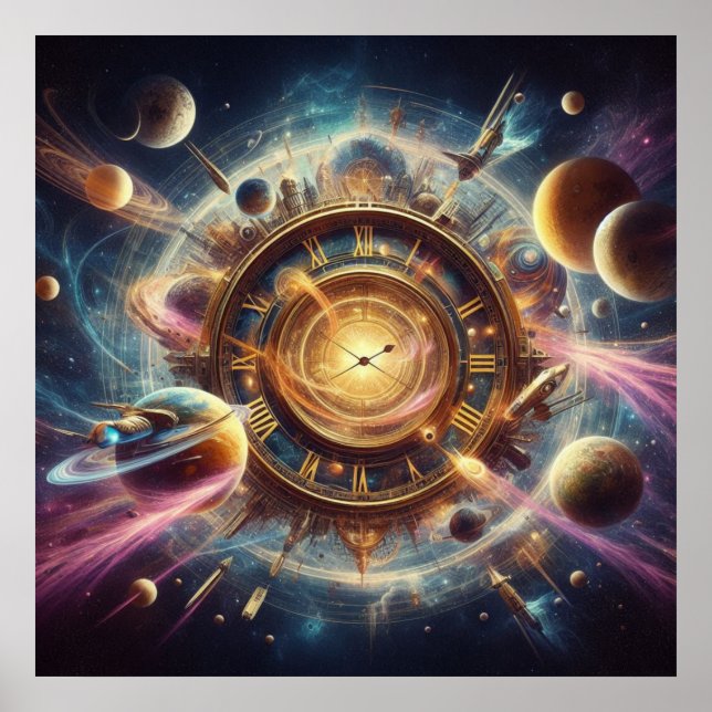 Steampunk/Time Machine, Time/Space/Continuum 6002X Poster (Front)