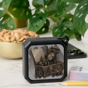 Steampunk Time Machine - Vintage Treasure Chest Bluetooth Speaker