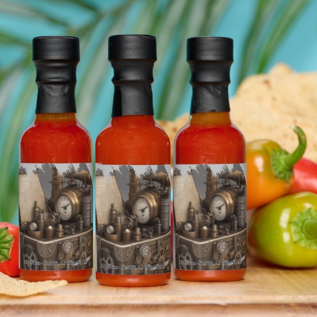 Steampunk Time Machine - Vintage Treasure Chest  Hot Sauces (Multi)