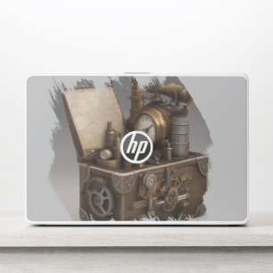 Steampunk Time Machine - Vintage Treasure Chest  HP Laptop Skin