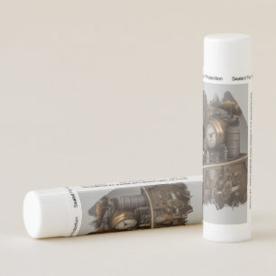 Steampunk Time Machine - Vintage Treasure Chest Lip Balm