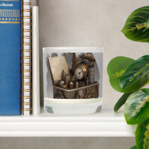 Steampunk Time Machine - Vintage Treasure Chest Scented Candle