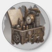 Steampunk Time Machine Wireless Charger (Front)