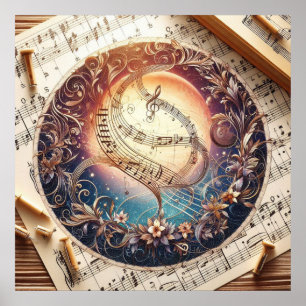 Steampunk / Time Travel, Through Music 2010 6002 Poster