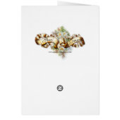 Steampunk Time & Yellow Roses Cards (Back)