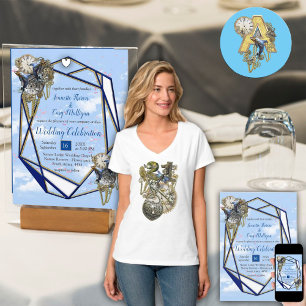 Steampunk Timeless Wedding Party cards & gifts