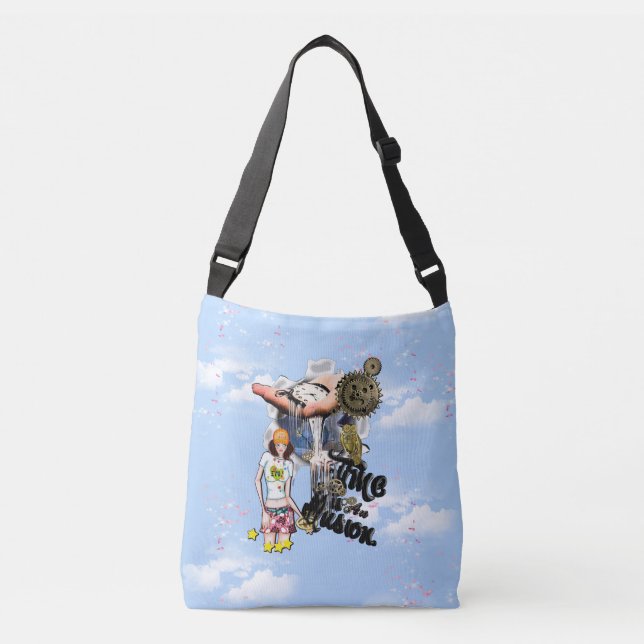 Steampunk Timeless Wedding Party cards & gifts Crossbody Bag (Front)