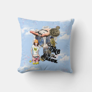 Steampunk Timeless Wedding Party cards & gifts Throw Pillow