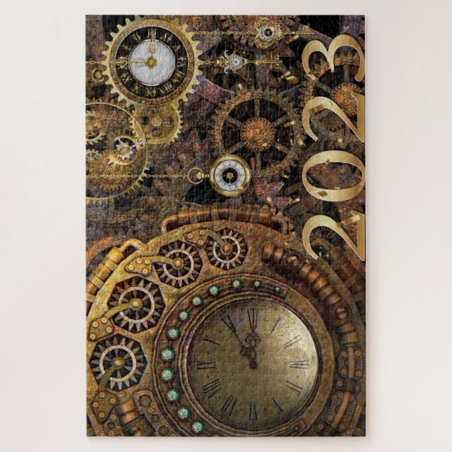 Steampunk Timepieces 2023  Jigsaw Puzzle (Vertical)