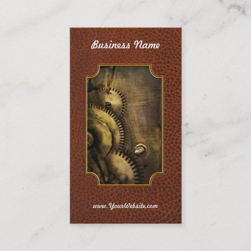 Steampunk - Toothy Business Card Template
