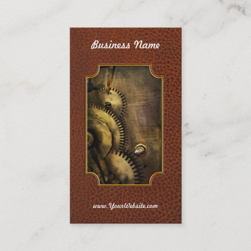 Customizable Steampunk - Toothy Business Card Template