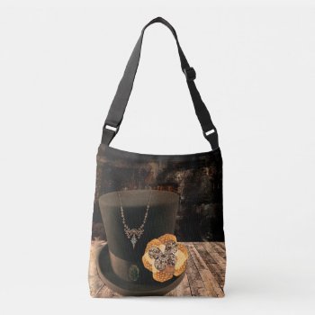 Steampunk Top Hat Cross Body Bag by SteampunkTraveller at Zazzle
