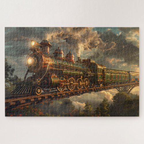Steampunk Train Jigsaw Puzzle