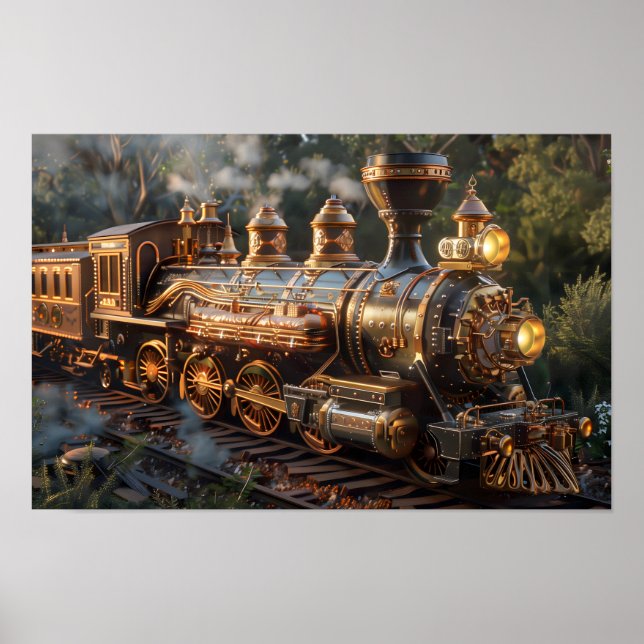 Steampunk Train Poster (Front)
