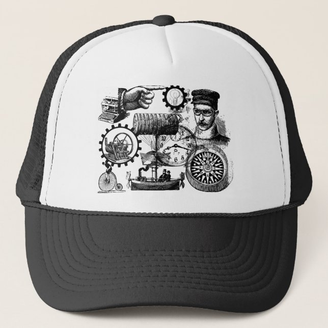 steampunk trucker hat (Front)