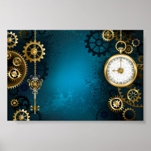 Steampunk Clock Gears Poster by Mountain Dreams - Fine Art America