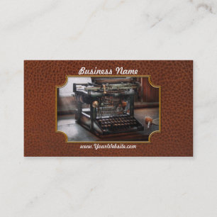 Steampunk - Typewriter - A really old typewriter Business Card