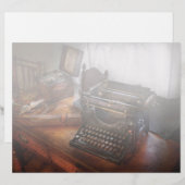 Steampunk - Typewriter - The secret messenger (Front/Back)