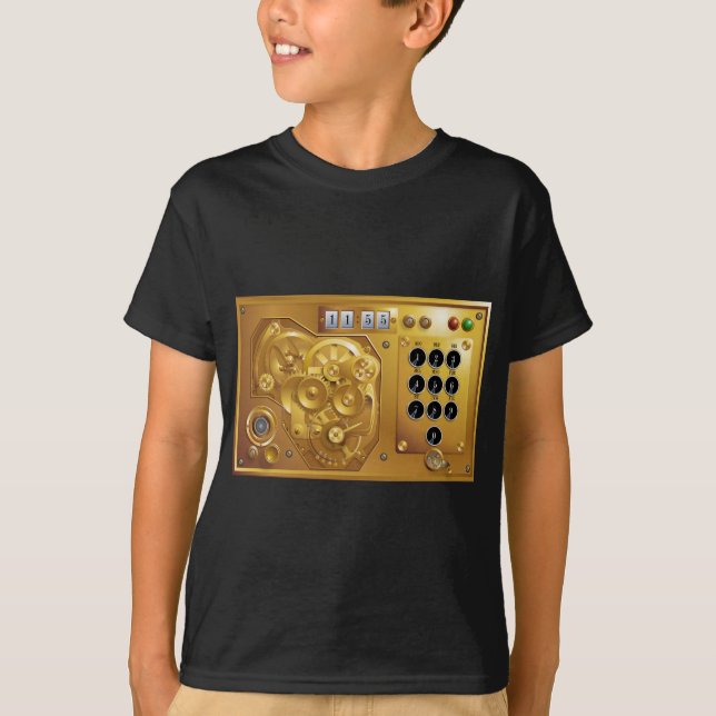 Steampunk Uhr T-Shirt (Front)