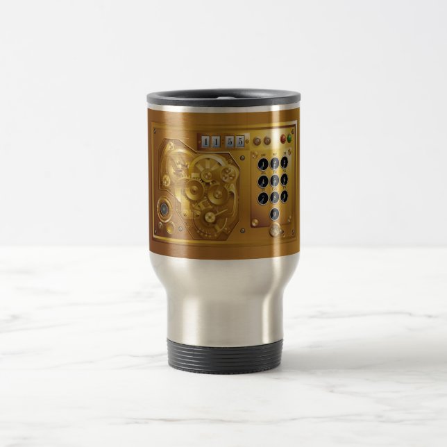 Steampunk Uhr Travel Mug (Center)