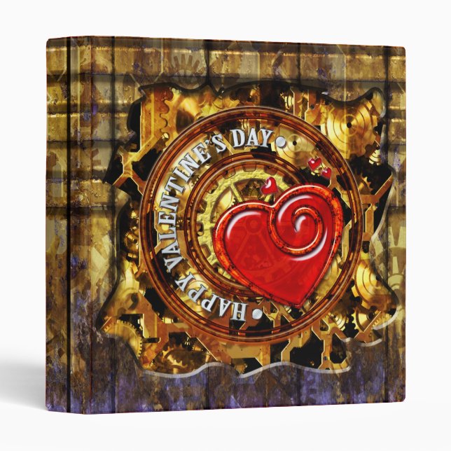 Steampunk Valentine's Day 1B Binders Options (Front/Spine)