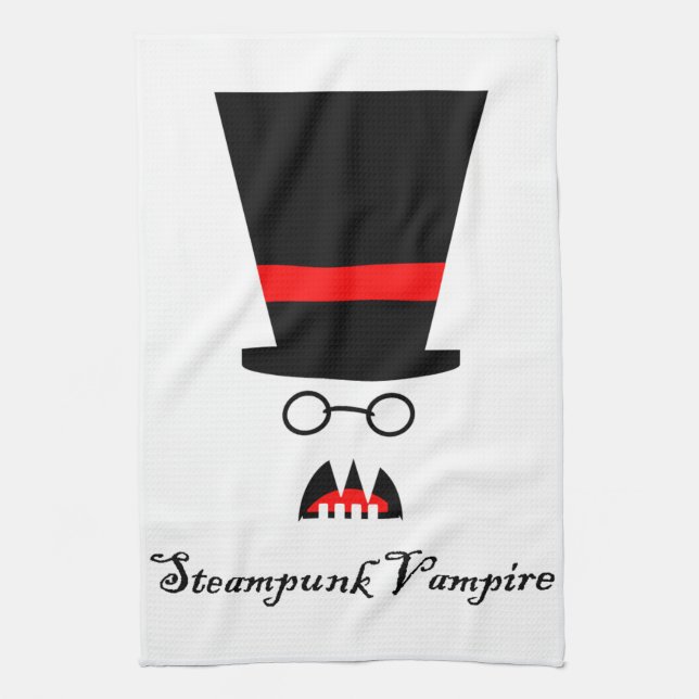Steampunk Vampire Towel (Vertical)