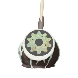 Steampunk Verdigris Rusty Cogwheel
