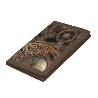 Steampunk Victorian and Edwardian Styles Trifold Wallet