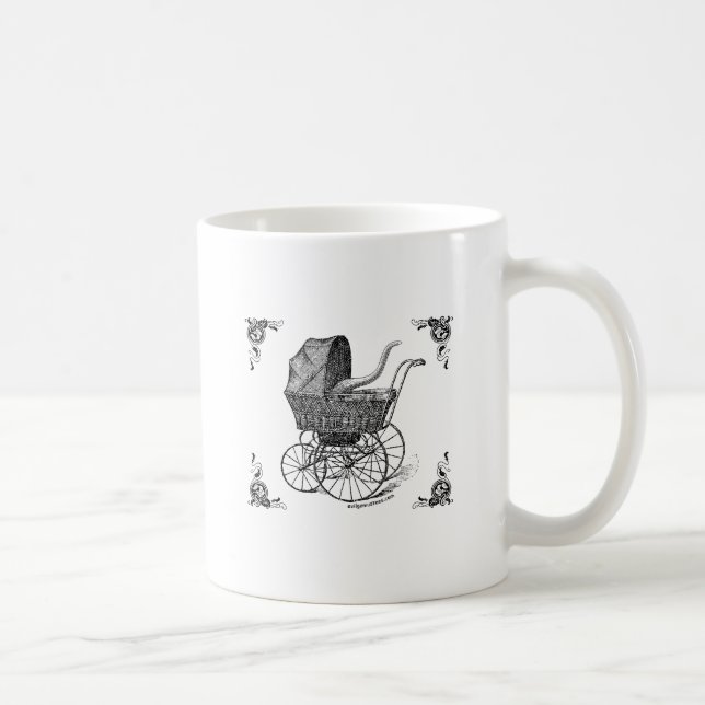 Steampunk Victorian Cthulhu baby Coffee Mug (Right)