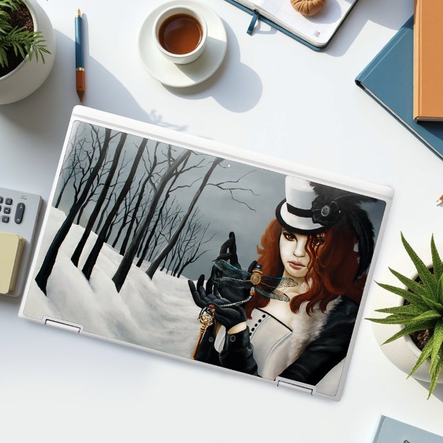 Steampunk Victorian Dragonfly HP Laptop Skin (Creator Uploaded)