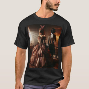 Steampunk Victorian Fantasy Art Masquerade T-Shirt